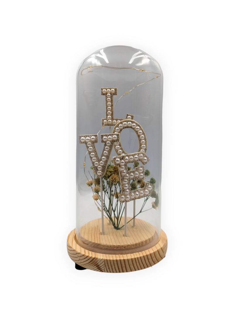 UNT love LED String Light With Glass Cover - Image 1