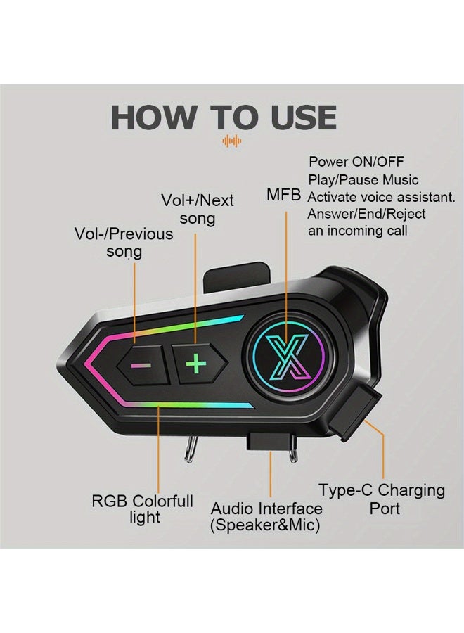 5 Inch Motorcycle Screen with Free Helmet Bluetooth | Waterproof Motorbike Display with Navigation & Phone Connectivity | Universal Bike Smart Screen Android Auto Apple Carplay - Image 5