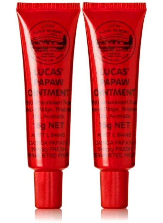 لوكاس مرهم لوكاس بابو، أنبوب 15 جرام مع أداة وضع الشفاه، عبوة مزدوجة بقيمة قيمة من لوكاس ريميديز - Image 1