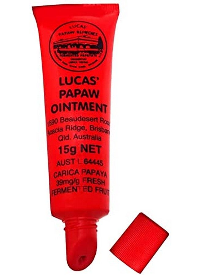 لوكاس مرهم لوكاس بابو، أنبوب 15 جرام مع أداة وضع الشفاه، عبوة مزدوجة بقيمة قيمة من لوكاس ريميديز - Image 2