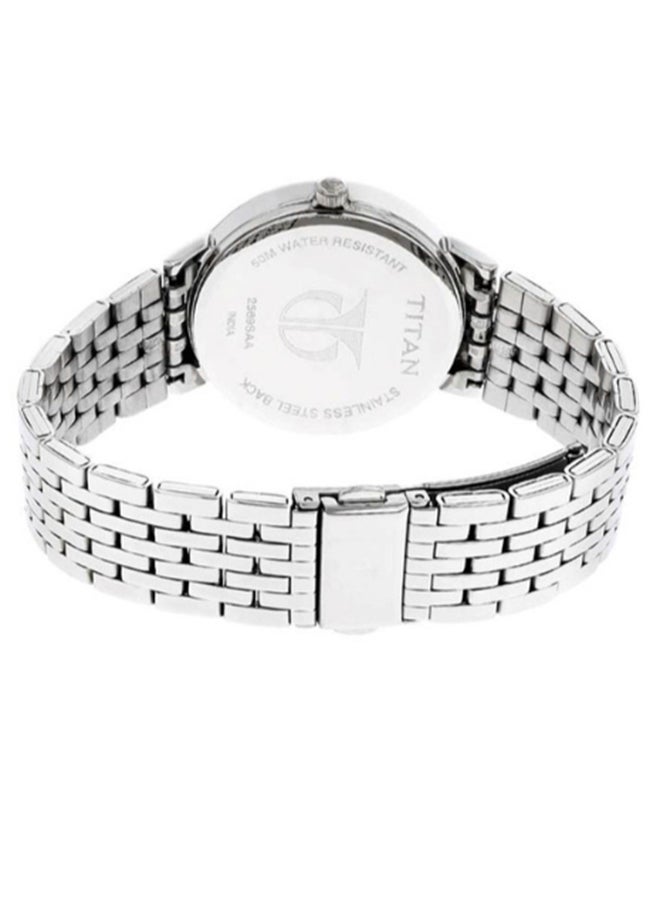 TITAN Women Analog Round Shape Stainless Steel Wrist Watch - 2569SM01 - Image 4