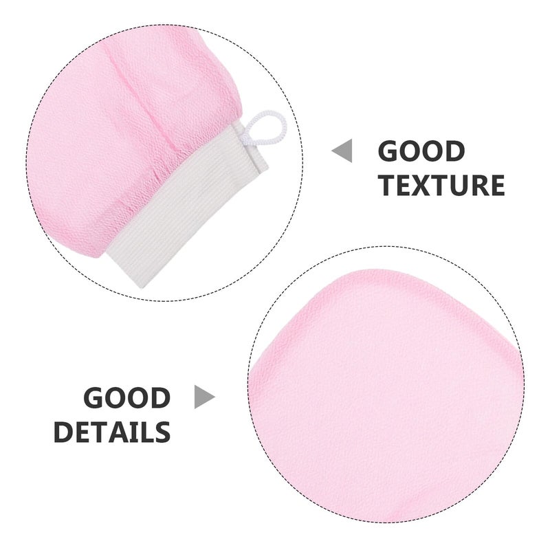 Double Sided Exfoliating Shower Gloves 5 Pack Soft Polyester Body Scrub Mitts For Men And Women - Image 4