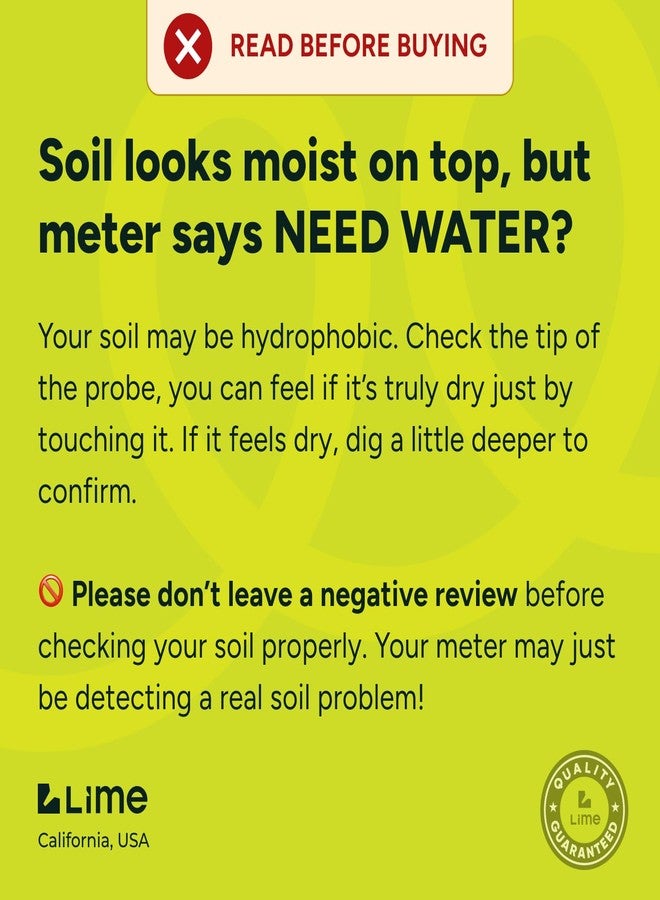 Craft911 GROWIT Soil Moisture Meter for Plants - Plant Moisture Meter for House Plants - Indoor and Outdoor Plants, No Batteries Required - Image 3