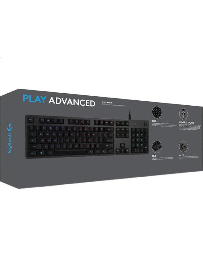 G Logitech G512 Mechanical Gaming Keyboard, Rgb Backlit, Wired, Full-Size, For Pubg, Macro Programming, G512-T Switch (Brown Switch) - Image 3