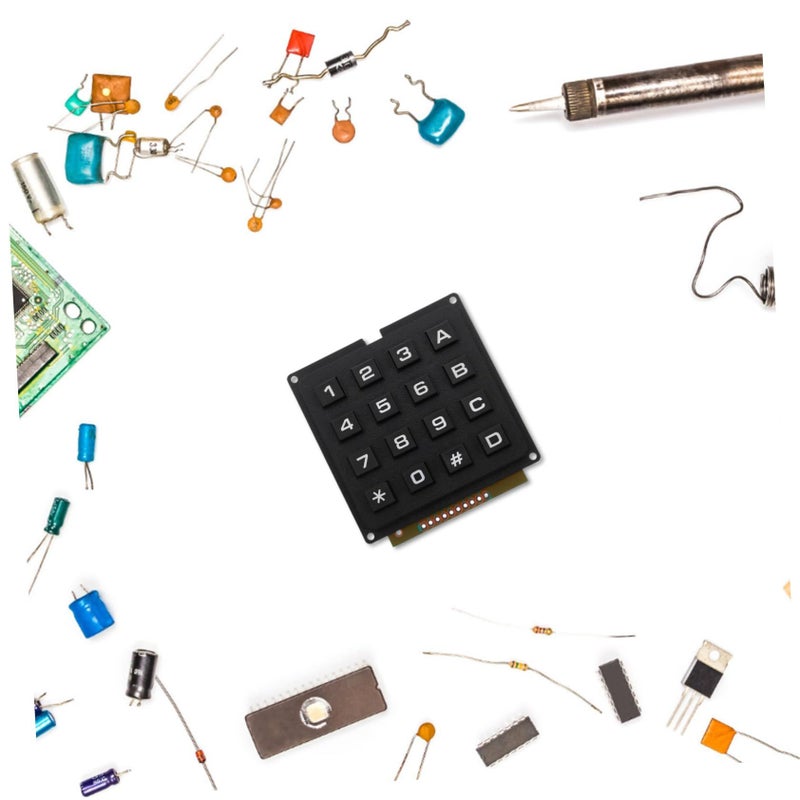 4x4 Keypad Matrix Keyboard Module for Microcontroller Projects Industrial Switch Array - Image 4
