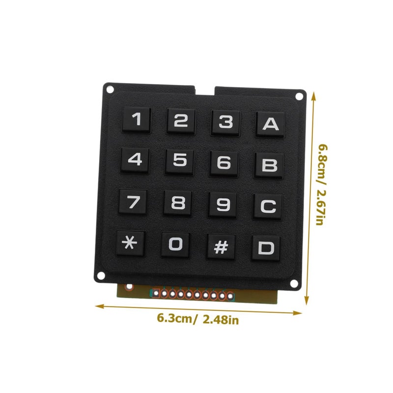 4x4 Keypad Matrix Keyboard Module for Microcontroller Projects Industrial Switch Array - Image 3