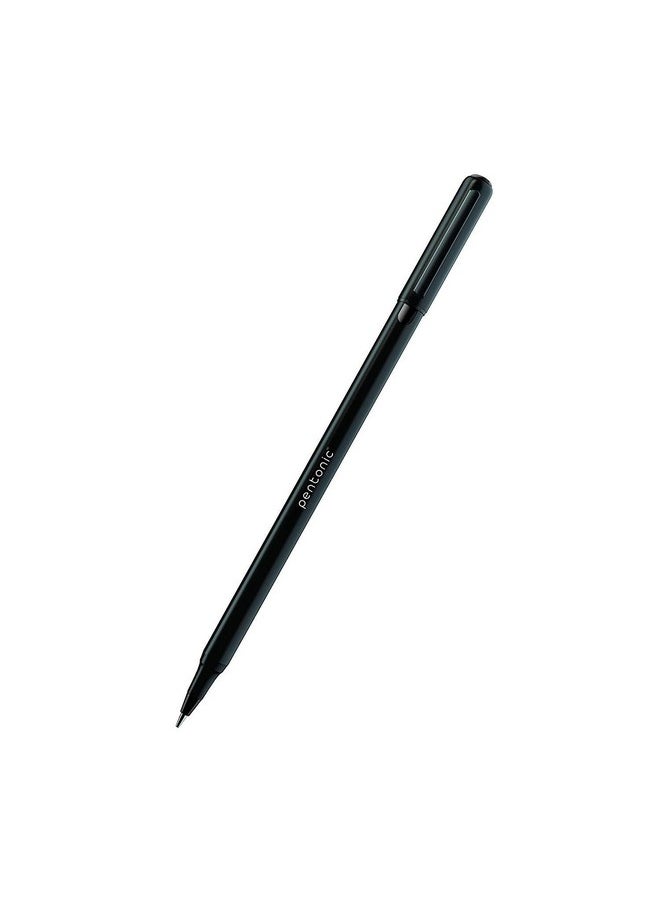 Pentonic 0.7Mm Ball Point Pen Tumbler Pack | Black Body | Black Ink | Pack Of 50 Pens  - Image 2