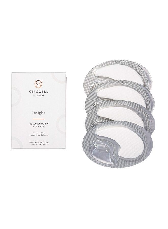 CIRCCELL Insight Collagen Eye Treatment Masks, collagen eye mask, eye bags treatment, under eye pads, 4 treatments - Image 1