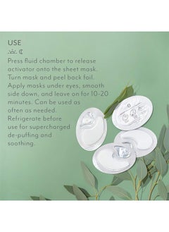 CIRCCELL Insight Collagen Eye Treatment Masks, collagen eye mask, eye bags treatment, under eye pads, 4 treatments  - Image 3