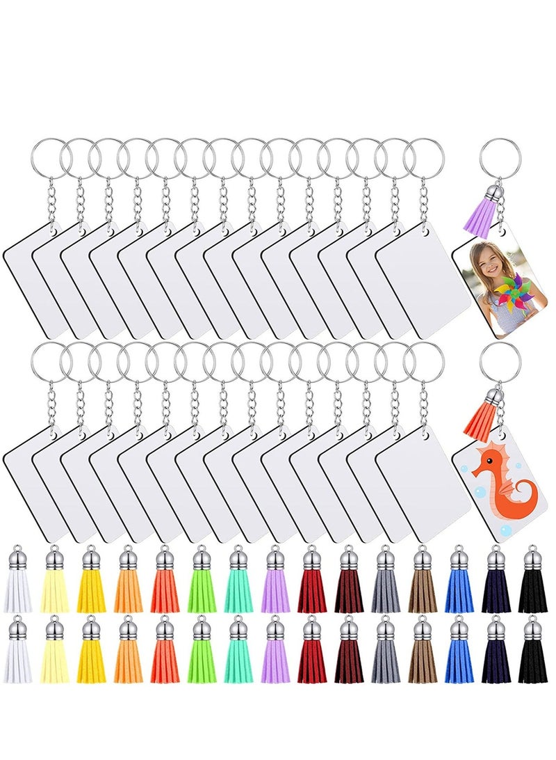 بيوينتي 120 قطعة سلسلة مفاتيح نقل الحرارة فارغة التسامي - Image 1