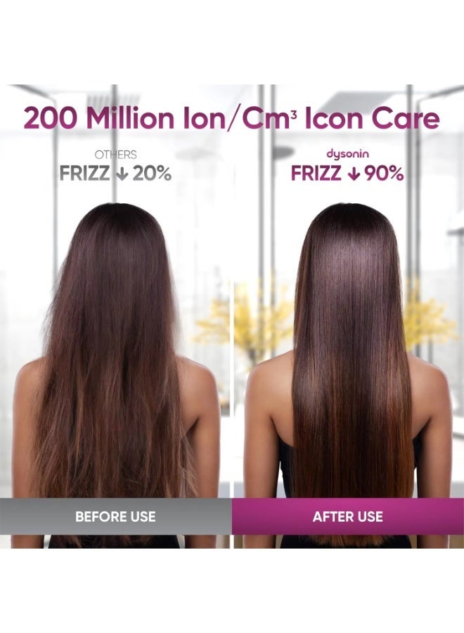 Professional Ionic Hair Dryer - High-Powered Blower for Quick Drying, Controlled Heat, Quiet Operation, Comes with Diffuser and Concentrator for Styling Success - Image 5