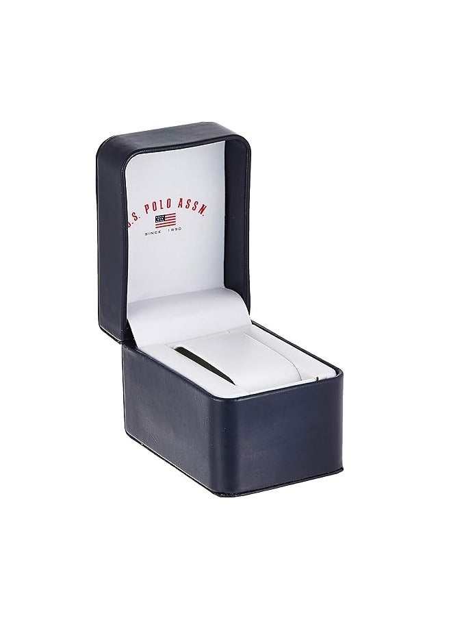 POLO Sport Men's  Black Watch With Black Rubber Band - Image 4