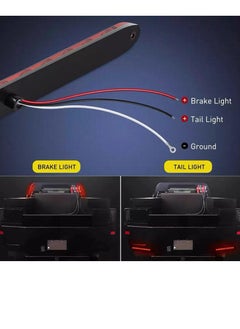 KASTWAVE 15 LED Trailer Brake Tail Light, LED Bar Stop Turn Tail Lights Waterproof Assembly Brake Strip Red Light for Marine Boats Golf Cart Offroad Truck RV UTV ATV  - Image 5