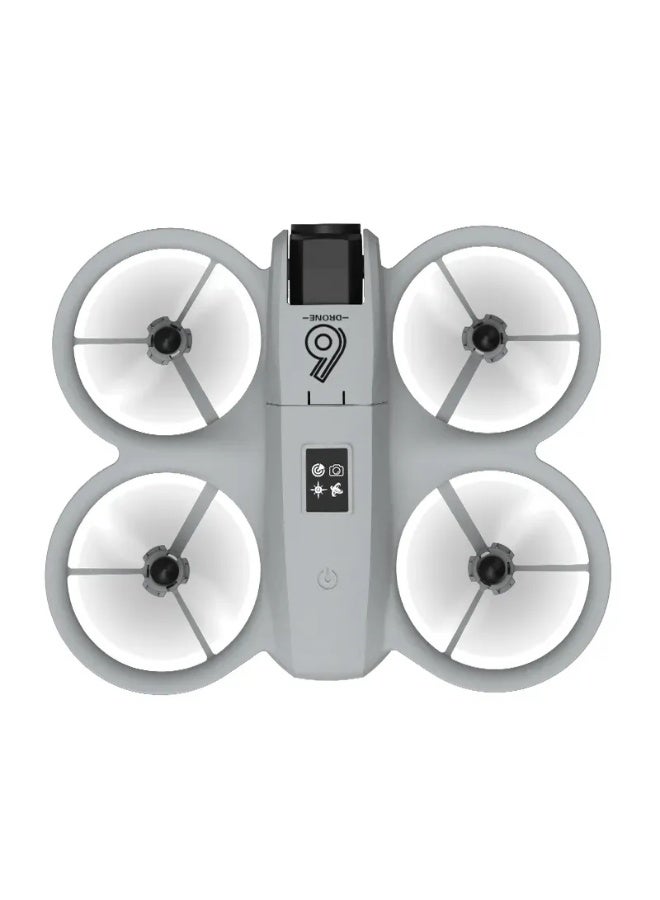 V66 HD Dual Camera RC Drone Optical Flow Obstacle Avoidance Quadcopter with Battery- Multicolor - Image 2