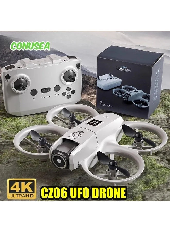 V66 HD Dual Camera RC Drone Optical Flow Obstacle Avoidance Quadcopter with Battery- Multicolor - Image 4