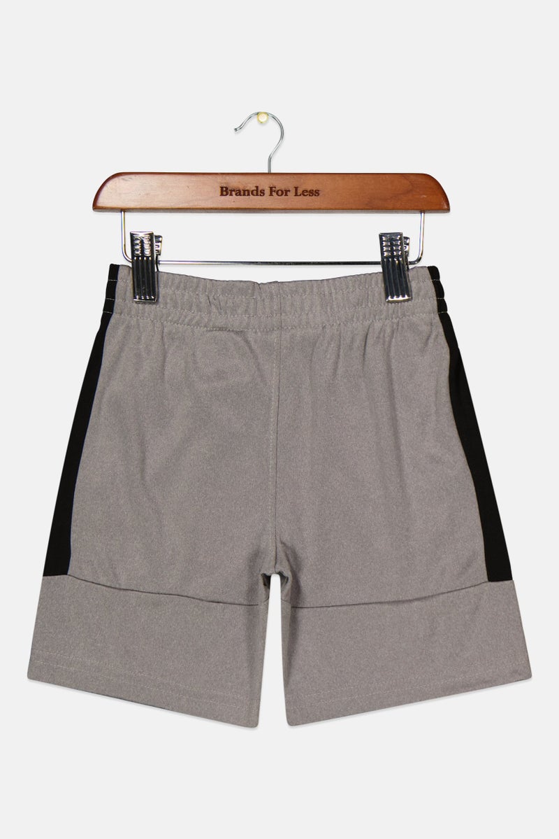 PUMA Toddlers Boy Brand Logo Short, Grey  - Image 2