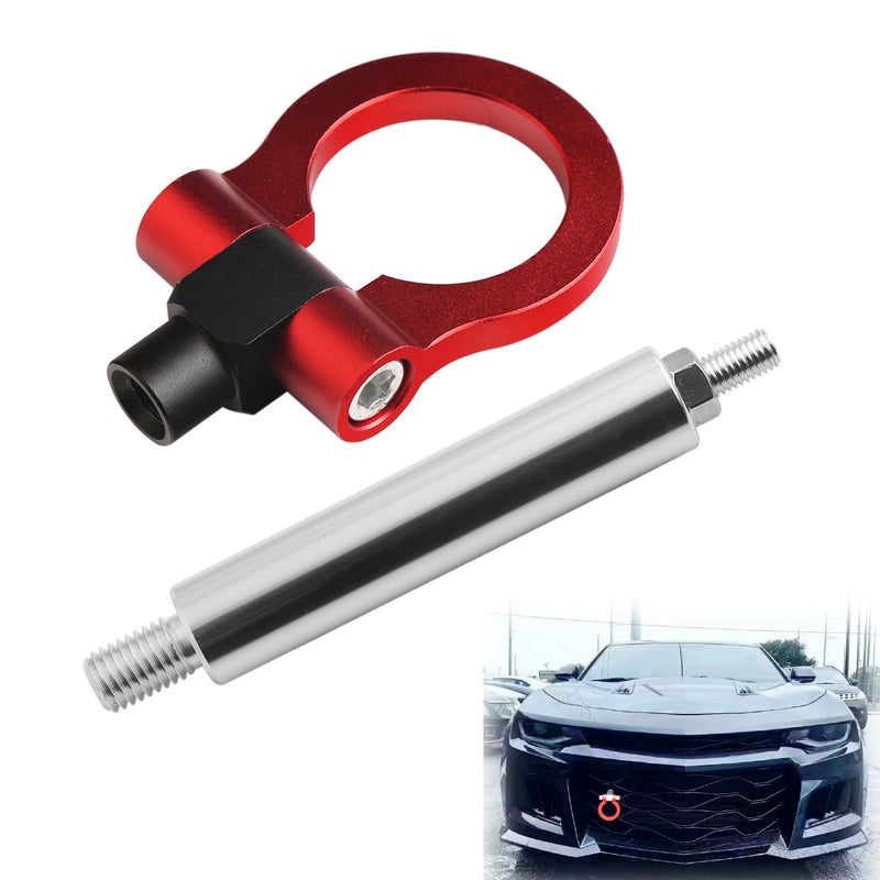 Trailer Hook Decorative Trailer Ring Towing Hook Front Bumper Metal Paint Spraying Traction Hook Replacement for Chevrolet Camaro (2016+) - Image 1