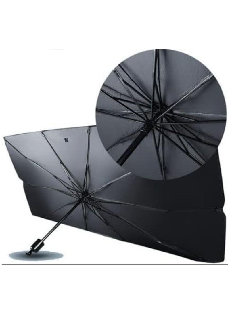 Car Windshield Sunshade Cover, Folding Car Sunshade Umbrella for Windshield, Blocks Harmful Ultraviolet Rays, Protects Car Interior, Keeps Car Cool, for Cars Windshield Covers - Image 3