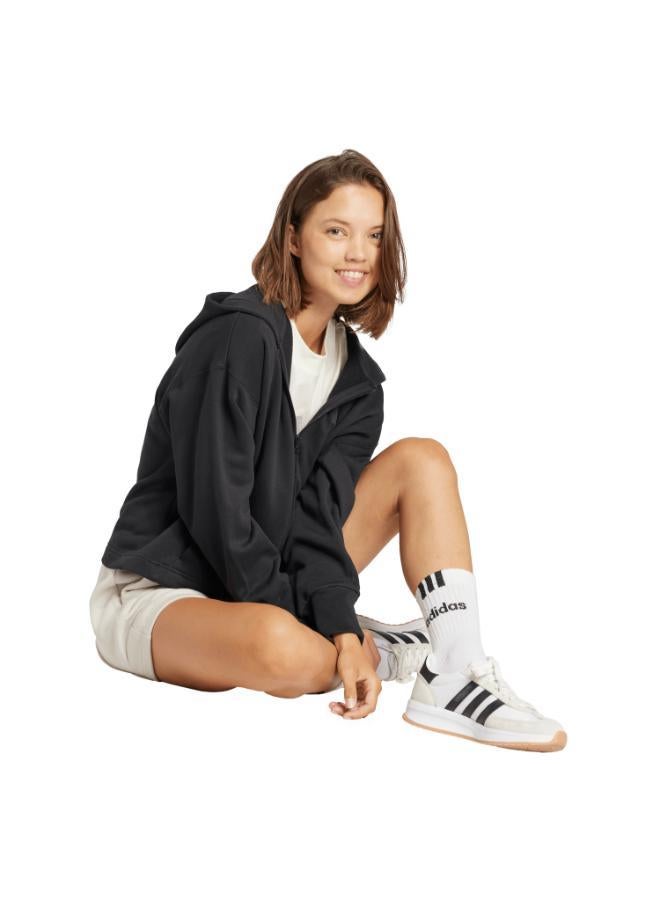 Adidas ALL SZN FRENCH TERRY LOOSE FULL-ZIP HOODIE - Image 5
