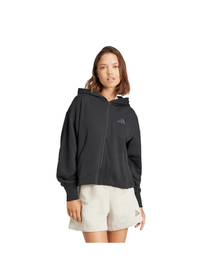 Adidas ALL SZN FRENCH TERRY LOOSE FULL-ZIP HOODIE - Image 1