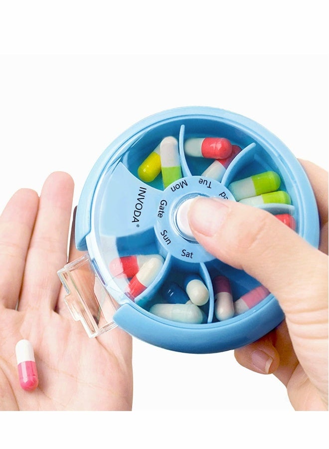 3 Piece Pill Box Medication Organizer 7 Days Travel Medication Organizer - Image 4