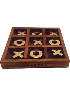 QUESERA Wooden Tic Tac Toe Game  - Image 1