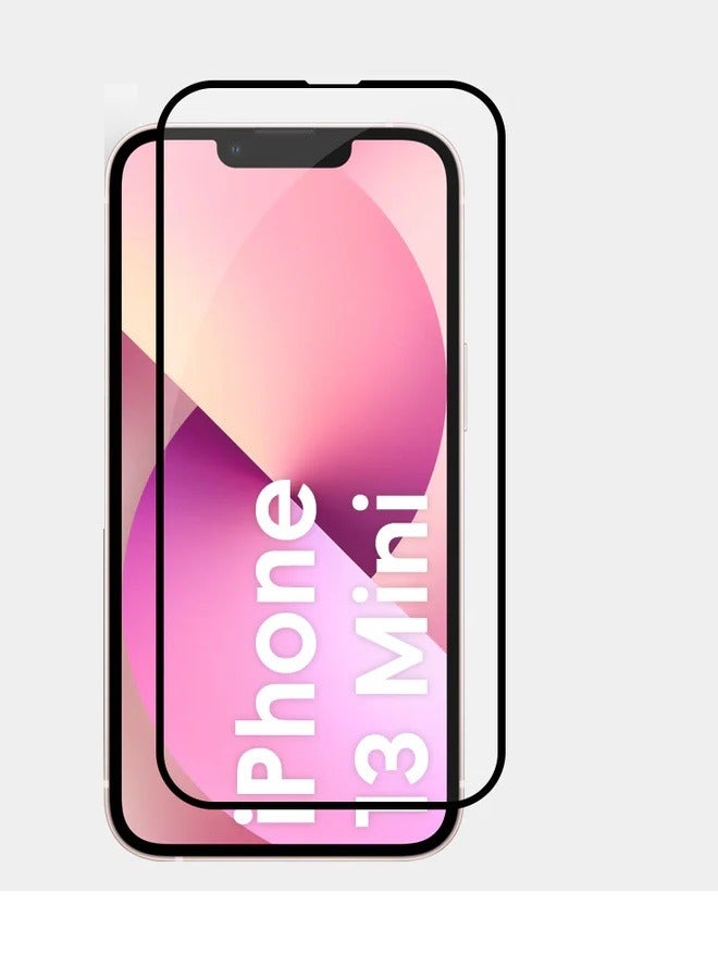 YoYoTech Apple iPhone 13 Mini 5.8 Inches 2021 Screen Protector 9H Hardness Tempered Glass Film,Bubble Free Easy Installation,Full Coverage,Anti Scratch And Touch Sensitive - Image 1
