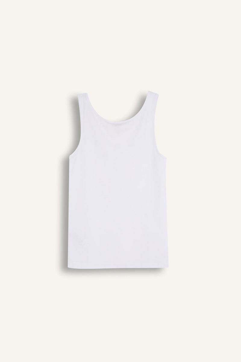 Woman Fall in Love Regular Fit Cotton Undershirt
