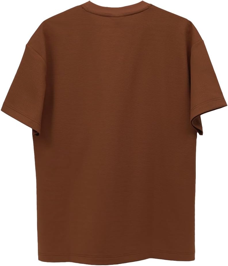 Cedro Men's Oversize Graphic Tee in Brown - Image 2