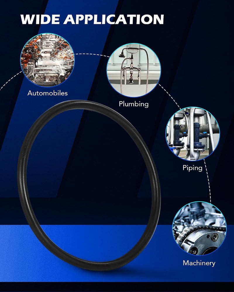 Orion Motor Tech 826pc Universal O-Ring Assortment Kit - SAE & Metric Sizes with 4 Pick & Hook Set - Image 5