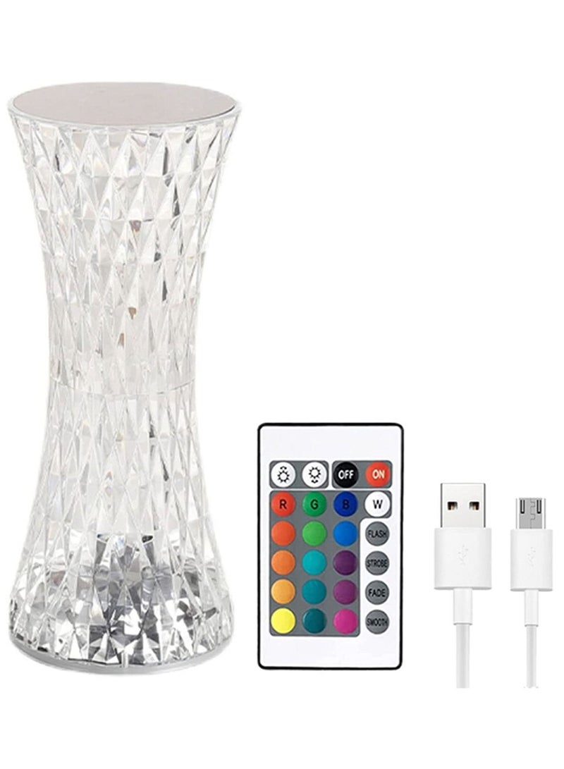 DubaiGallery مرطب هواء رومانسي لون وردي ذهبي مصباح مزاجي سطح المكتب رذاذ شاحن USB حجم صغير 6 ألوان - Image 1