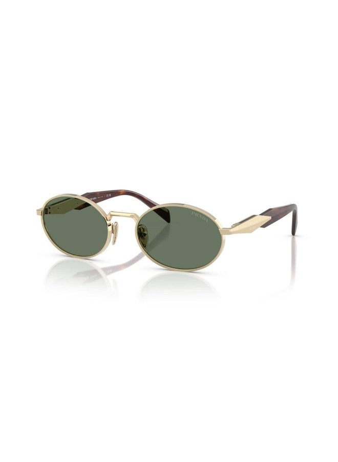PRADA Woman OVAL  SUNGLASSES- PR 65ZS - lense size:55mm - PALE GOLD - Image 1
