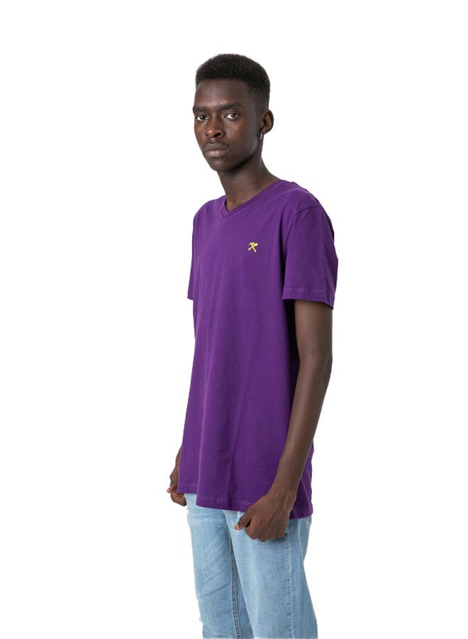 Marco Bergamo VNeck T-Shirt With Logo  - Image 3