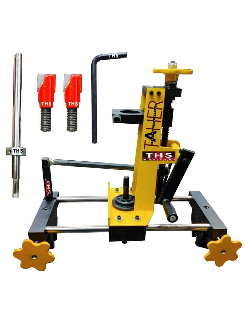 THS THS Semi Automatic Steel Brushed Finish Door Mortise Lock Installation Jig Machine  - Image 1