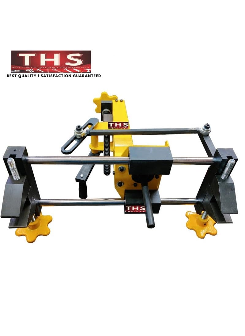 THS THS Semi Automatic Steel Brushed Finish Door Mortise Lock Installation Jig Machine  - Image 2