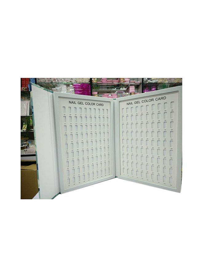 NIBEMINENT Nail New Card Display Book Inlaid Multicolour - Image 2