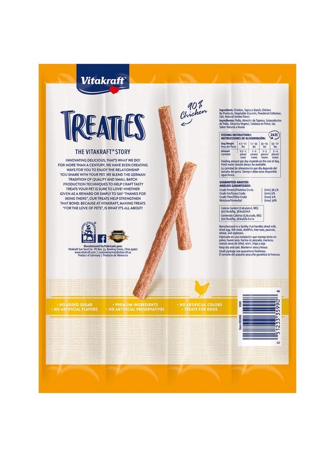 فيتاكرافت أعواد مضغ الكلاب من Treaties - مكافآت مصنوعة من 90% دجاج - مكافآت لحوم مجففة ناعمة للكلاب - مكافآت للكلاب بدون جلد خام - Image 2