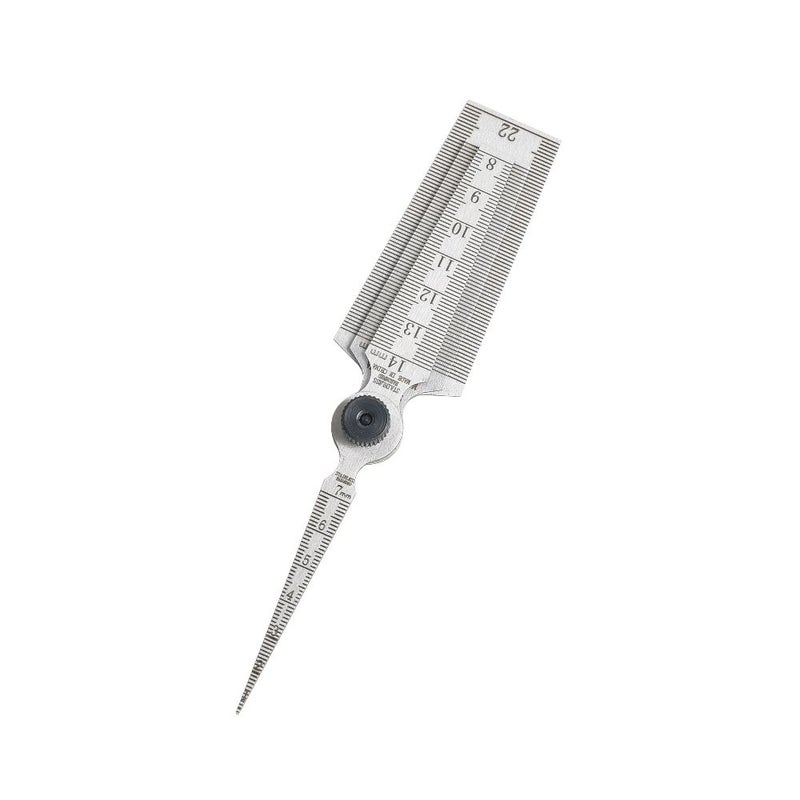 Silvery 4pcs Taper Gage Set 1 29mm High Precision Wedge Feeler Gauge - Image 5