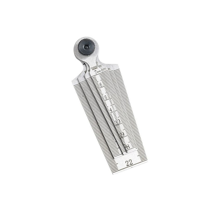Silvery 4pcs Taper Gage Set 1 29mm High Precision Wedge Feeler Gauge - Image 3
