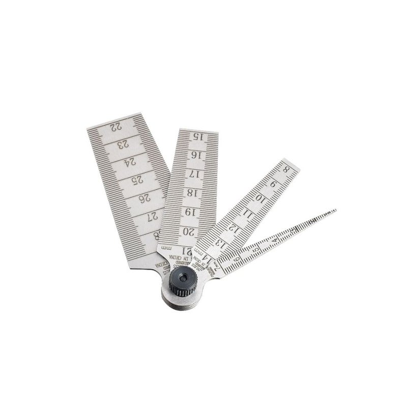 Silvery 4pcs Taper Gage Set 1 29mm High Precision Wedge Feeler Gauge - Image 4