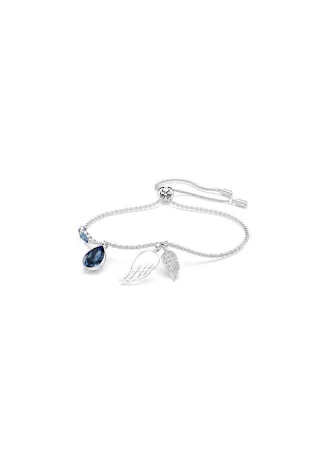 SYMBOLICA:BRACELET WING ME BLU/RHS M