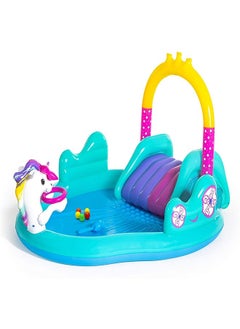 Bestway Bestway - Magical Unicorn Carriage Inflatable Play Pool Center - 53097  - Image 1