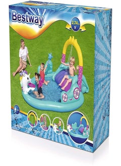 Bestway Bestway - Magical Unicorn Carriage Inflatable Play Pool Center - 53097  - Image 3