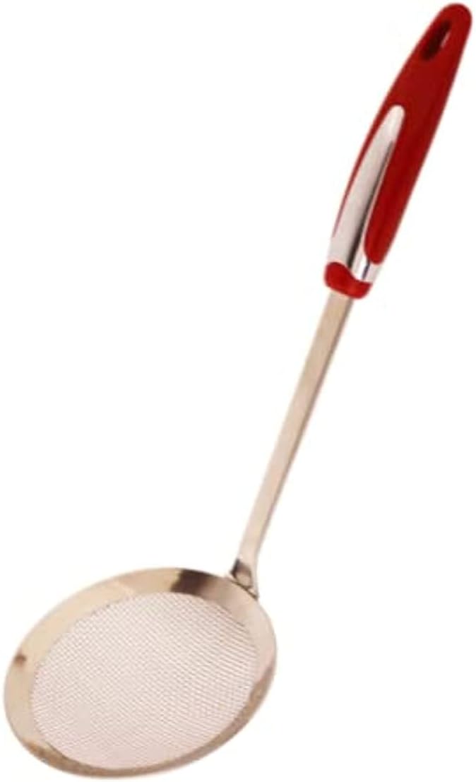 Ascot Mesh Strainer, 12 cm Length, Red/Silver - Image 1