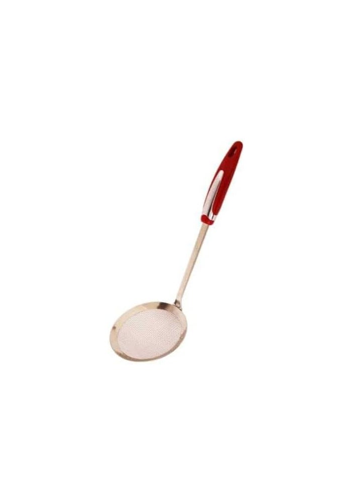 Ascot Mesh Strainer, 12 cm Length, Red/Silver - Image 4