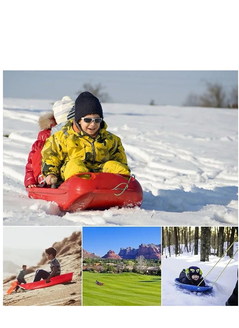 Generic - Portable Sand Sleds for Kids Beetle Shaped Round Sand Slider Board Anti-Skid Outdoor Skiing Board 37X65 CM - Image 1