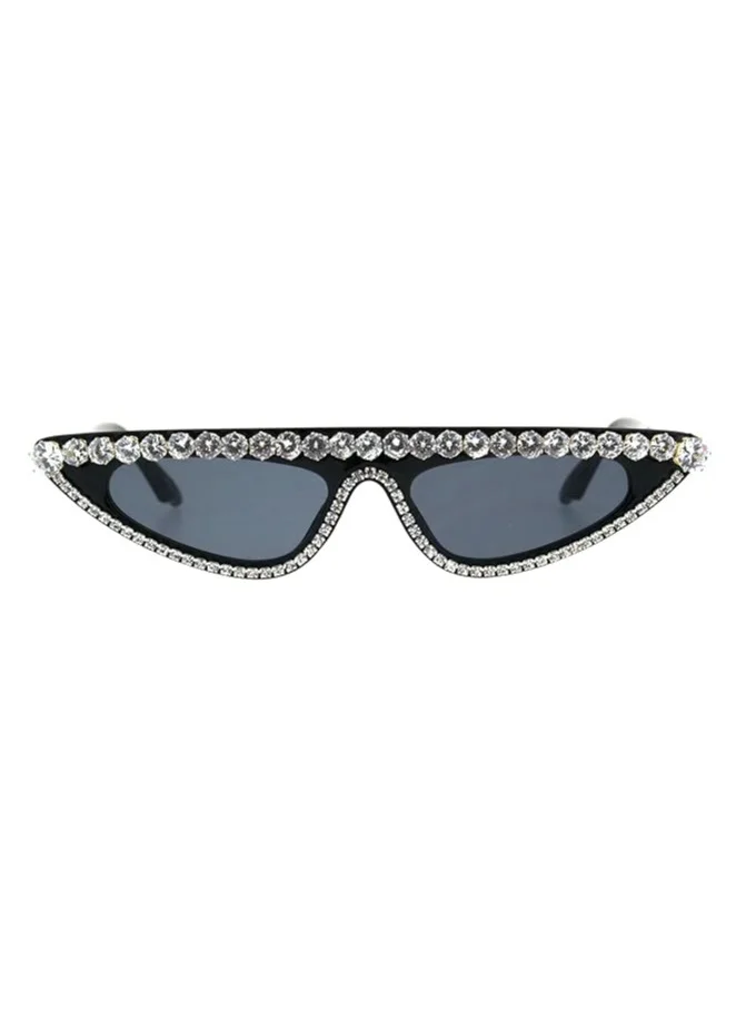 ELLA Jeweled Slim Cat Eye Sunglasses