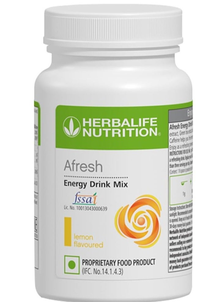 Herbalife HN Nutrition Afresh Energy Drink Lemon Flavour 50g Pack of 2 - Image 2