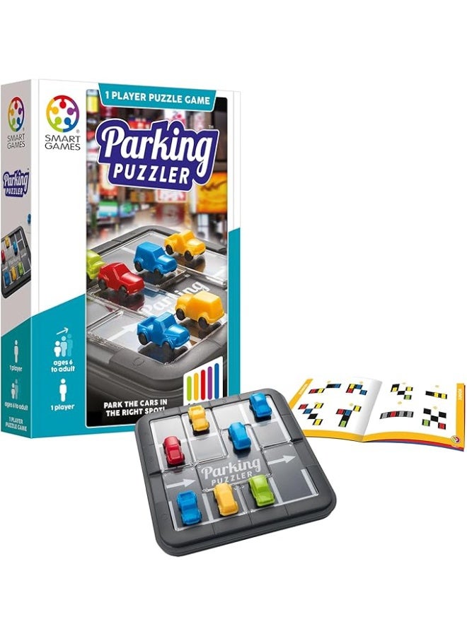 SmartGames Parking Puzzler Logic Puzzle Game with 60 Traffic Challenges for Ages 6+ SG [434] - Image 1