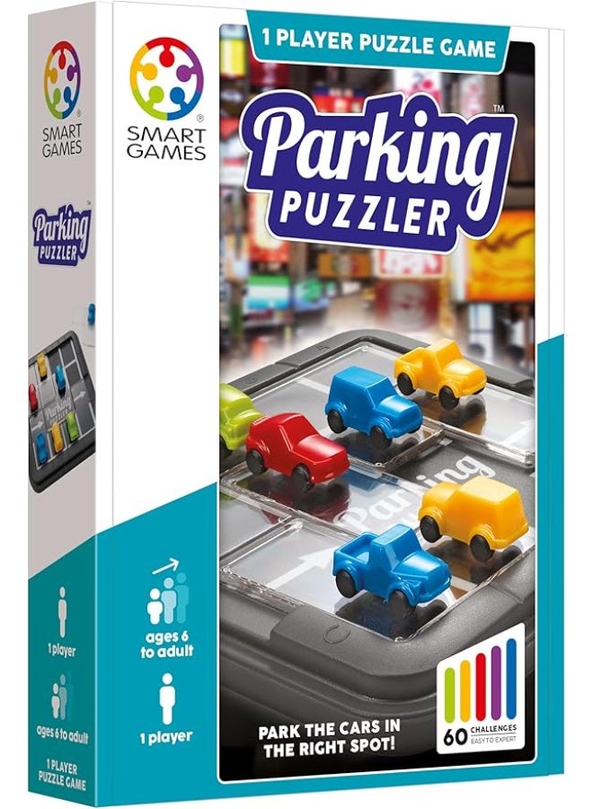 SmartGames Parking Puzzler Logic Puzzle Game with 60 Traffic Challenges for Ages 6+ SG [434] - Image 3